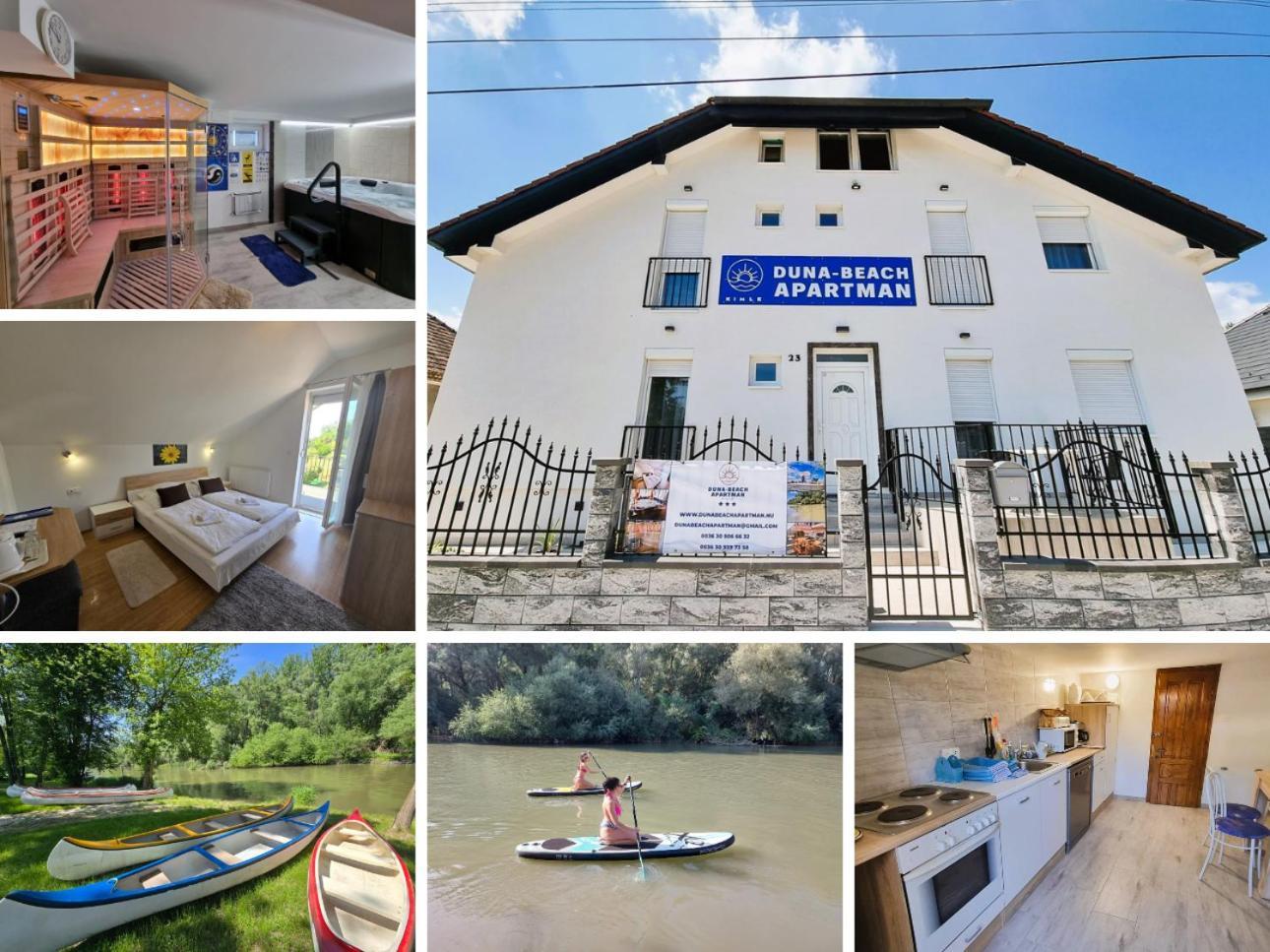 Duna-Beach Apartman Kimle Экстерьер фото
